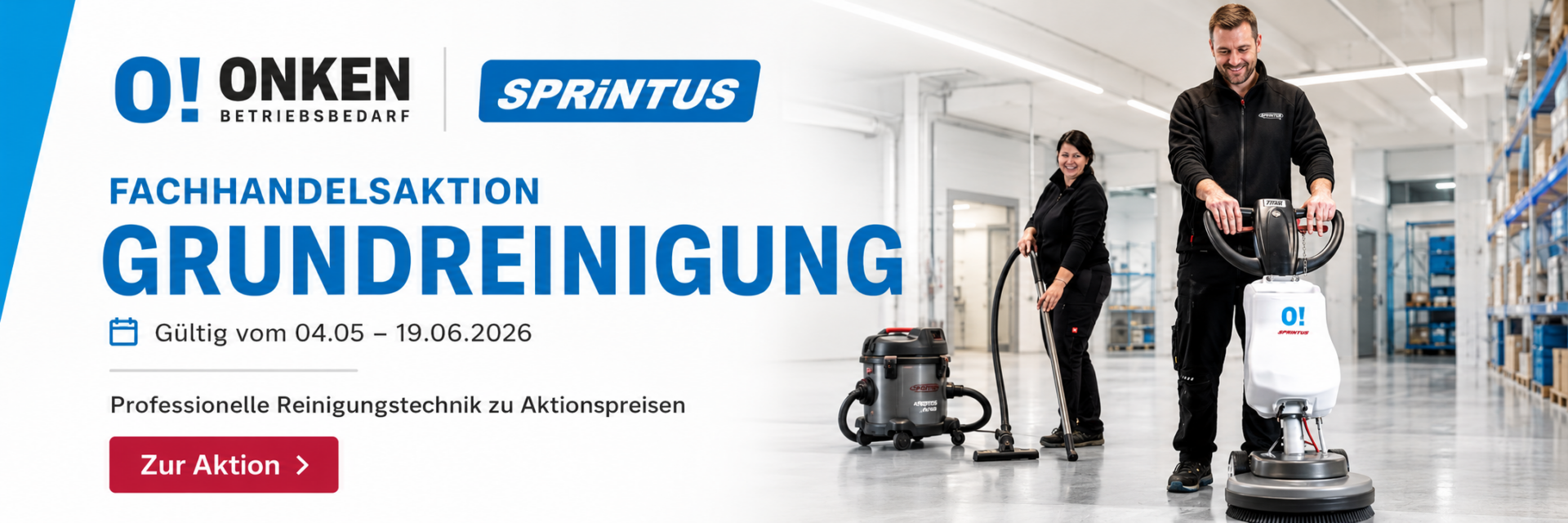 Banner zur Aktion von Sprintus