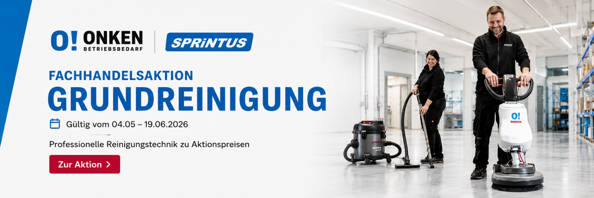 Banner zur Aktion von Sprintus