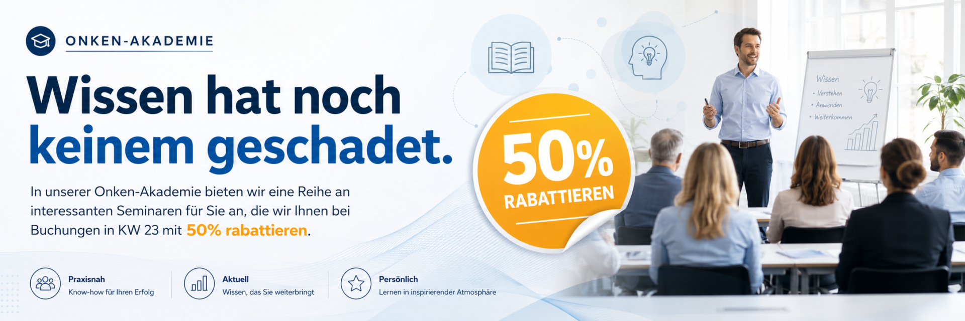 20 Prozent auf Shorts Banner mit Link in Onlineshop